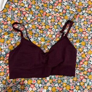 aerie maroon bralette